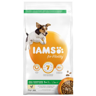 Iams Adult Small & Medium Dry Dog Food 3kg - Chicken