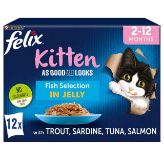 Felix As Good As It Looks Favourites In Jelly Cat Food 12 X 100g