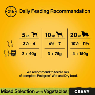 Pedigree Dog Food In Gravy 12pk