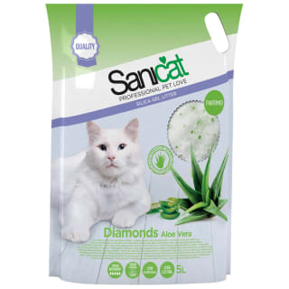 B&M Sanicat Silica Gel Diamonds Litter 5L - Aloe Vera