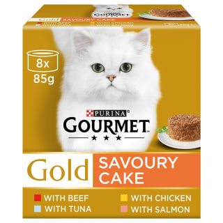 Purina Gourmet Gold Savoury Cake 8 X 85g