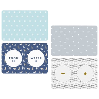 B&M Pet Placemat - Dark Blue