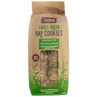 B&M Sweet Green Hay Cookies Pet Food 1kg