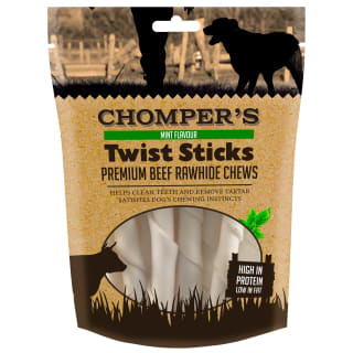 B&M Chomper's Twist Sticks Mint Dog Treats 13pk