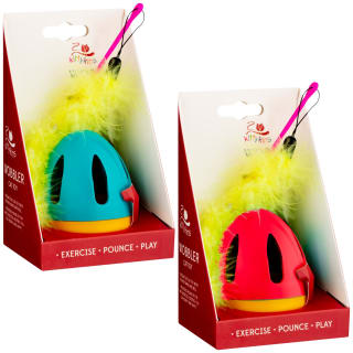 Kittykins Wobbler Cat Toy - Red