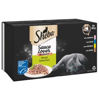 Sheba Sauce Lover Trays 8pk