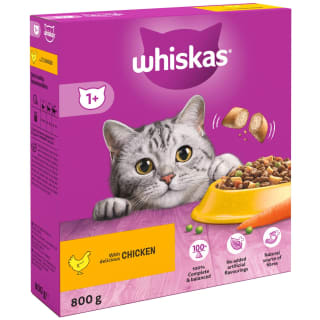  Whiskas 1+ Complete Dry With Chicken 800g