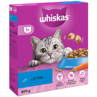  Whiskas 1+ Complete Dry With Tuna 800g