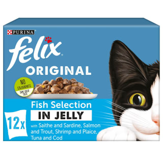  Felix Fish Selection In Jelly Cat Food 12 X 100g