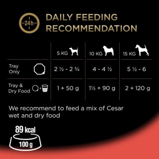  Cesar Classic Dog Food - Selection 8 X 150g