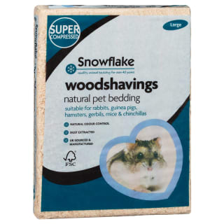 B&M Snowflake Wood Shaving Large