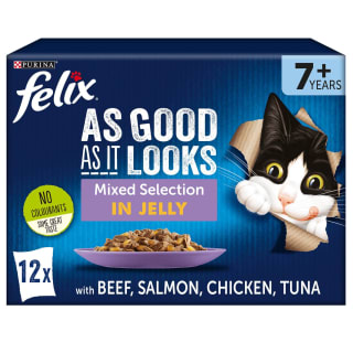 B&M Felix As Good As It Looks Mixed Cat Food 12 X 100g