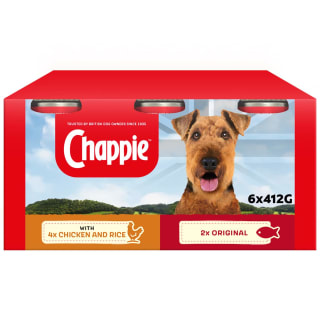 B&M Chappie Dog Food 6 X 412g
