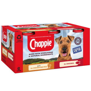 B&M Chappie Dog Food 6 X 412g