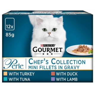 Purina Gourmet Perle Chef's Collection Cat Food 12 X 85g