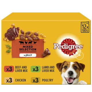  Pedigree Dog Food In Jelly 12pk