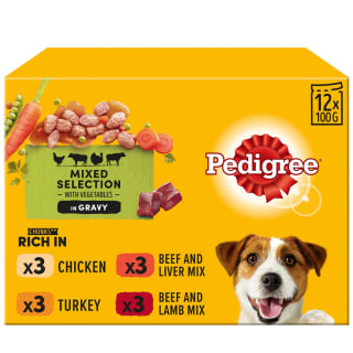  Pedigree Dog Food In Gravy 12pk