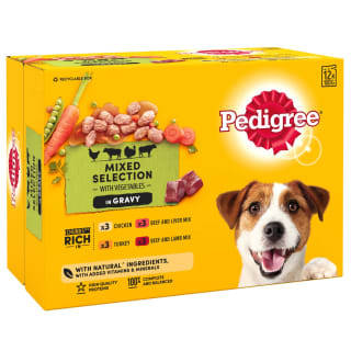  Pedigree Dog Food In Gravy 12pk