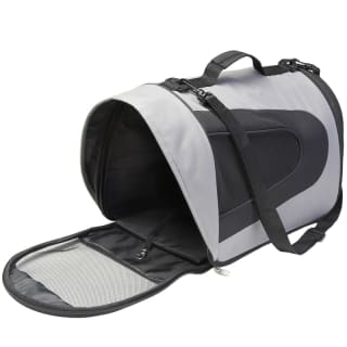 B&M Barkhaus Collapsible Pet Carrier - Grey