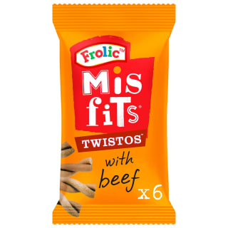 B&M Misfits Tangly Twists 140g - Beef