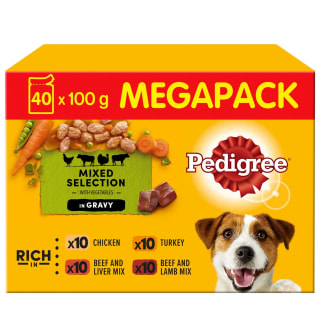  Pedigree Gravy Sauce Pouches Mega Pack 40pk