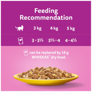  Whiskas 1+ Poultry Feasts In Jelly Mega Pack 40pk
