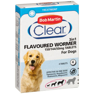  Bob Martin Wormer 4pk - Small - Large Dog