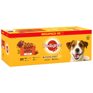  Pedigree Jelly Pouches Mega Pack 40pk