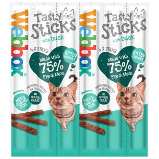  Webbox Cats Delight Tasty Sticks 6pk - Duck