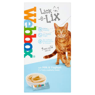 Webbox Lick-e-Lix Cream 7pk - Milk