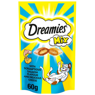  Dreamies Cat Treats 60g - Salmon & Cheese