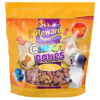  Reward Dog Treats 700g - Chewy Bones