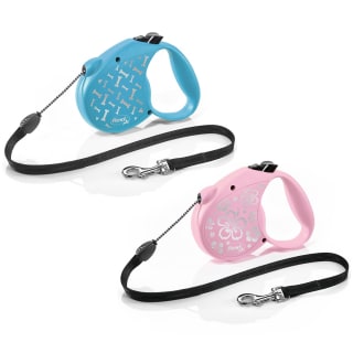 B&M Flexi Dog Lead 5m - Medium - Floral