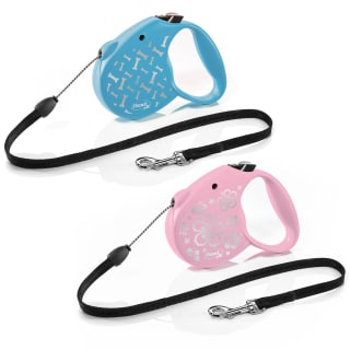 B&M Flexi Dog Lead 5m - Small - Bones