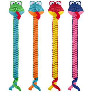 B&M Mighty Python Tugging Dog Toy - Pink