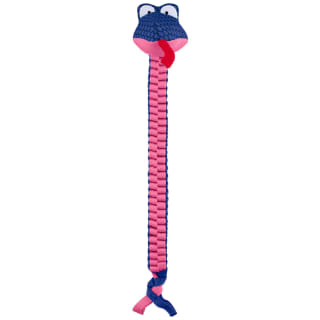 B&M Mighty Python Tugging Dog Toy - Pink