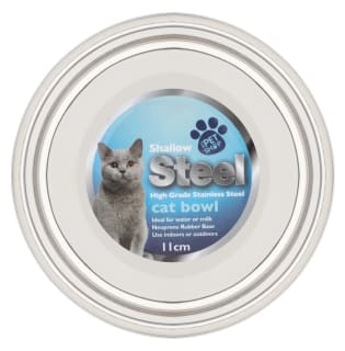 B&M Shallow Cat Bowl - Purrrfect