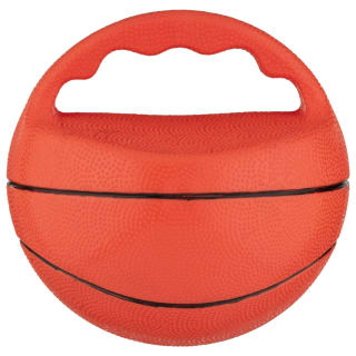 B&M Sports Ball With Handle Dog Toy - Basketball