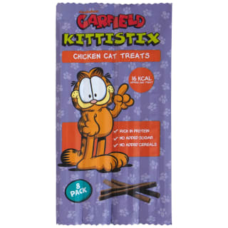 B&M Garfield Kittistix Cat Treats 8pk - Chicken