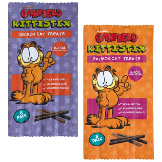 B&M Garfield Kittistix Cat Treats 8pk - Chicken