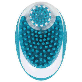 B&M Ergonomic 2-in-1 Shampoo Brush - Blue
