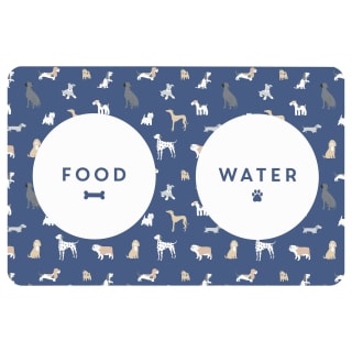 B&M Pet Placemat - Dark Blue