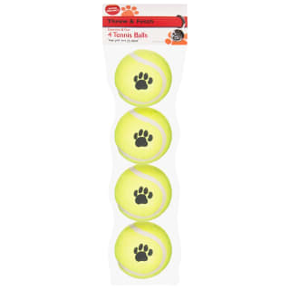 B&M Tennis Balls 4pk