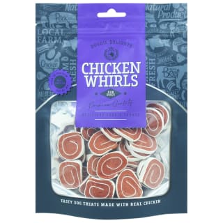 B&M Doggie Delights Dog Treats 160g - Chicken Whirls
