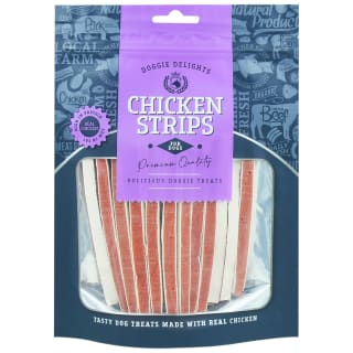 B&M Doggie Delights Dog Treats 190g - Chicken Strips