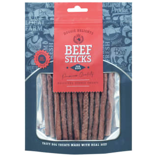 B&M Doggie Delights Dog Treats 190g - Beef Strips