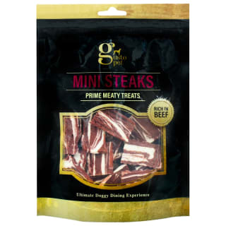 B&M Gusto Mini Steaks Dog Treats 130g