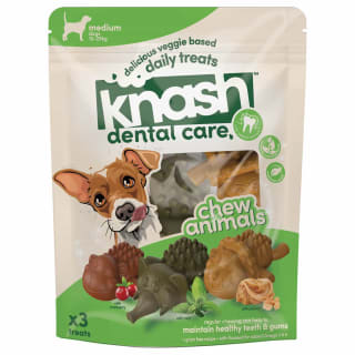 B&M Knash Dental Care Animal Chew Dog Treats 3pk - Medium