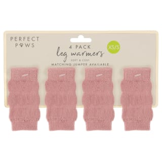  Perfect Paws Dog Leg Warmers - Pink