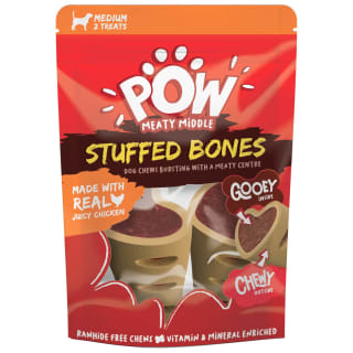 B&M POW Meaty Middle Stuffed Bones 2 Pack